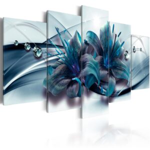 Schilderij - Blue Lily