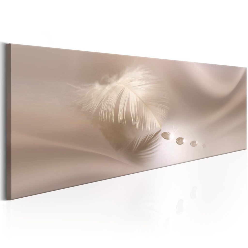 Schilderij - Delicate Feather