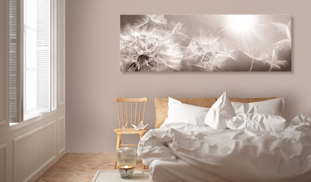 Schilderij - Summer Dandelions - Afbeelding 2