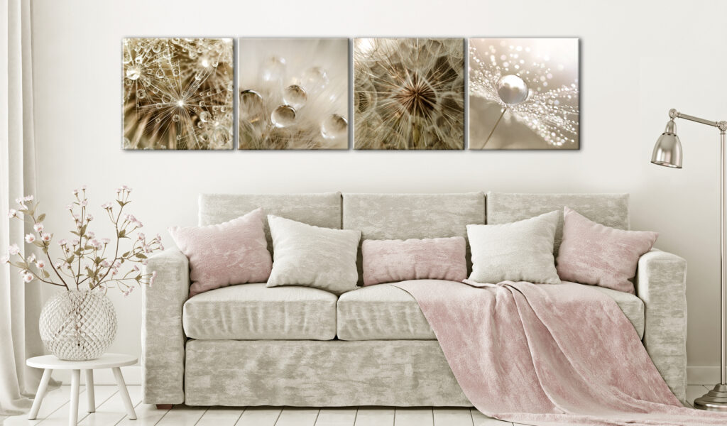Schilderij - Beige Summer - Afbeelding 2
