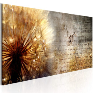 Schilderij - Golden Dandelion