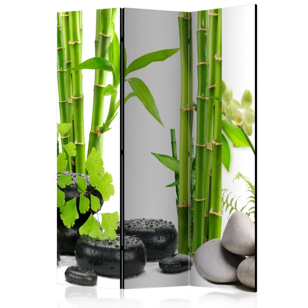Vouwscherm - Bamboos and Stones [Room Dividers]