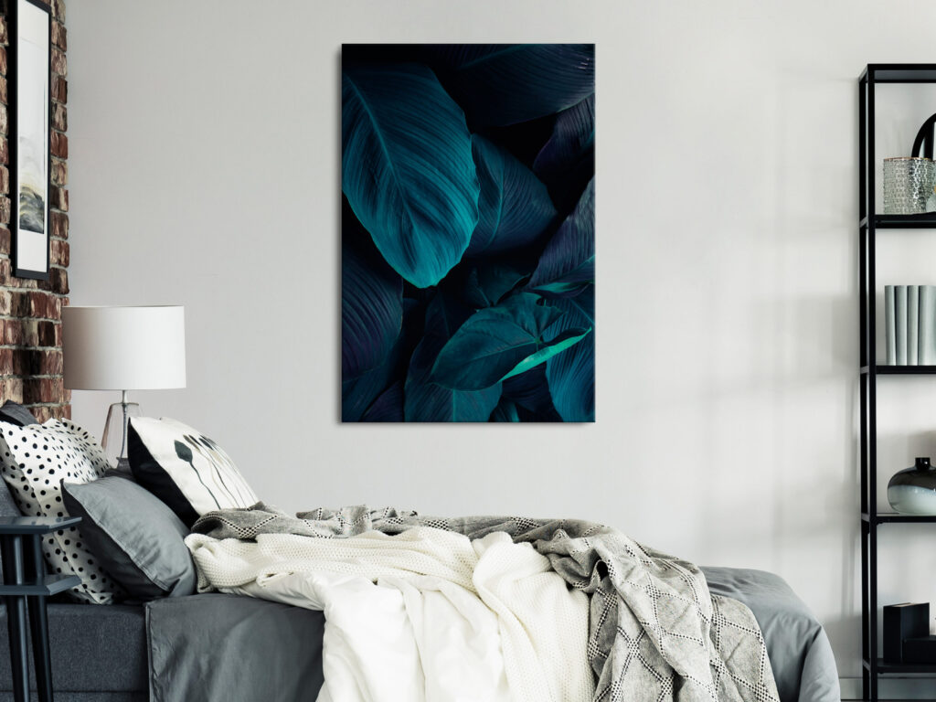 Schilderij - Night in the Jungle (1 Part) Wide - Afbeelding 2