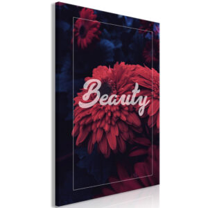 Schilderij - Beauty (1 Part) Vertical