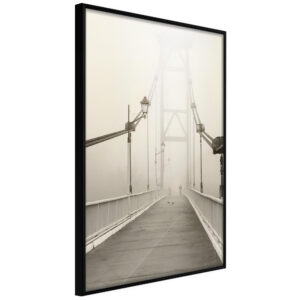 Bridge Disappearing into Fog