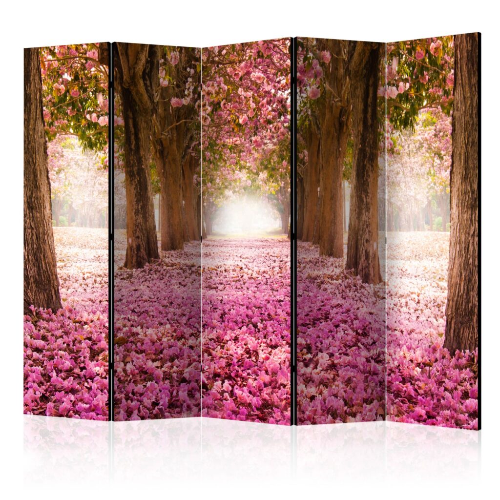Vouwscherm - Pink Grove II [Room Dividers]