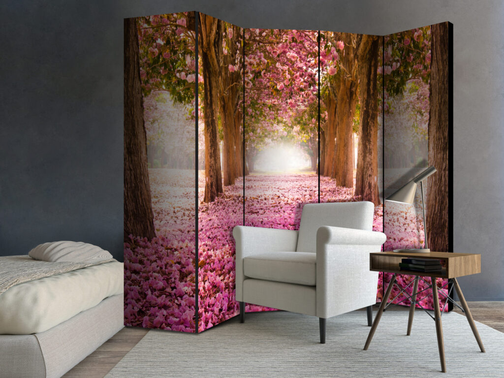 Vouwscherm - Pink Grove II [Room Dividers] - Afbeelding 2