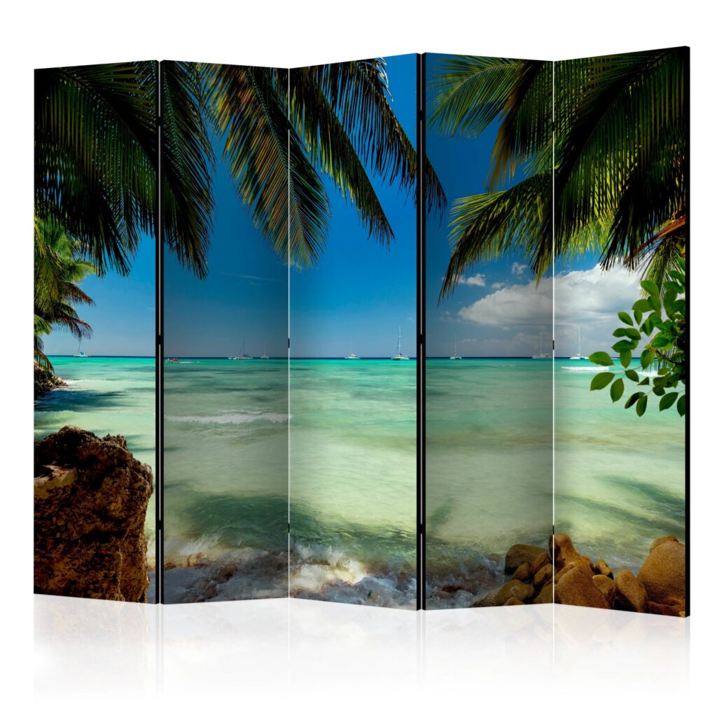 Vouwscherm - Relaxing on the beach II [Room Dividers]