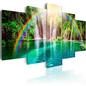 Schilderij - Rainbow time
