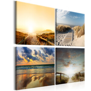 Schilderij - On The Beach of Dreams