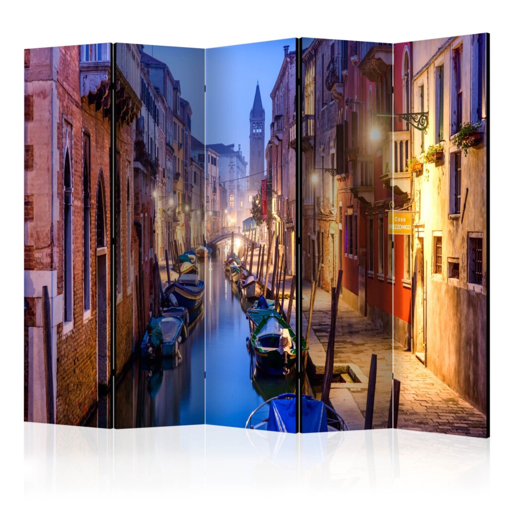 Vouwscherm - Evening in Venice II [Room Dividers]