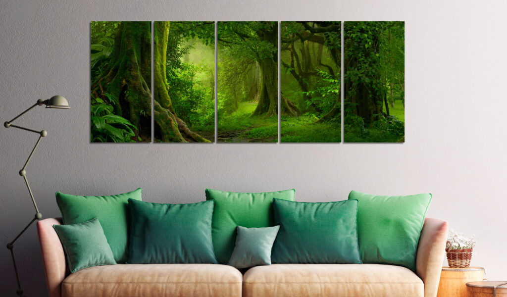 Schilderij - Tropical Jungle - Afbeelding 2