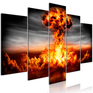 Schilderij - Explosion (5 Parts) Wide