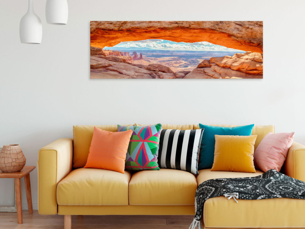 Schilderij - Canyon in Utah (1 Part) Narrow - Afbeelding 2