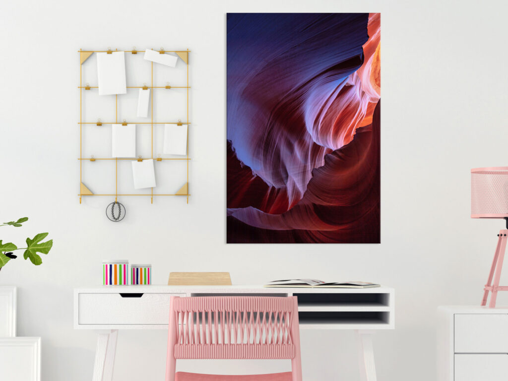 Schilderij - Colourful Sandstone (1 Part) Vertical - Afbeelding 2
