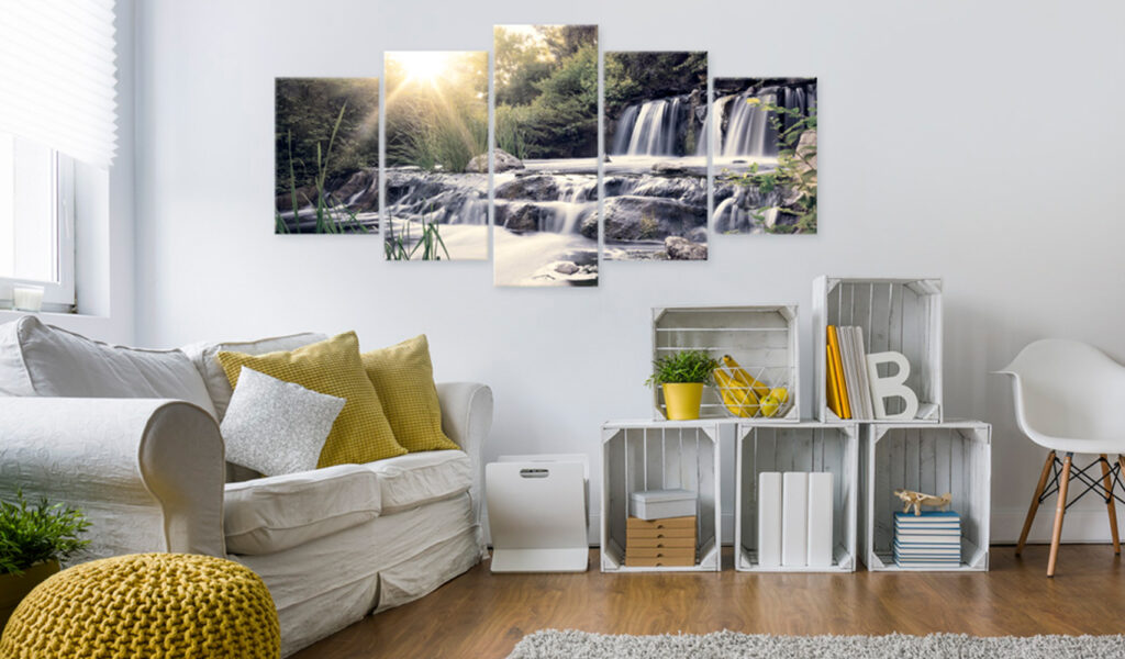 Schilderij - Waterfall of Dreams - Afbeelding 2