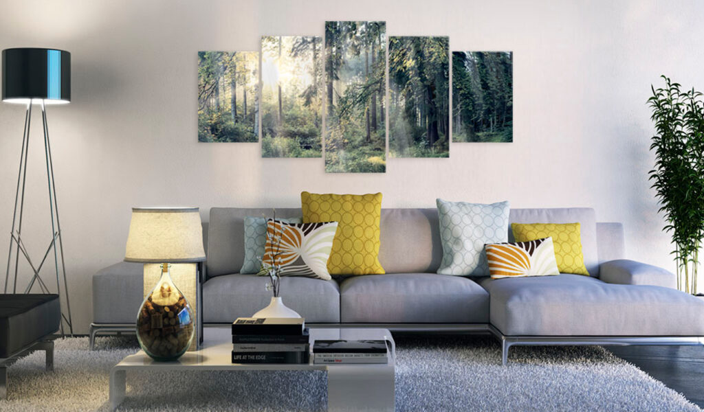 Afbeelding op acrylglas - Fairytale Landscape [Glass] - Afbeelding 2