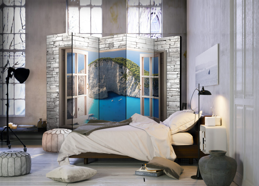 Vouwscherm - Azure Paradise II [Room Dividers] - Afbeelding 2