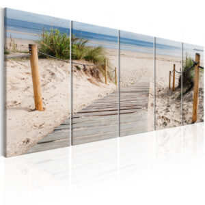Schilderij - Beach After Rain