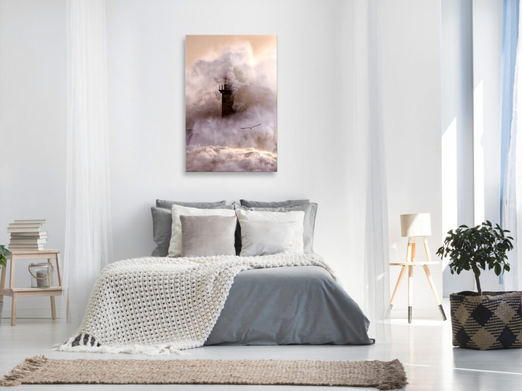 Schilderij - Storm (1 Part) Vertical - Afbeelding 2