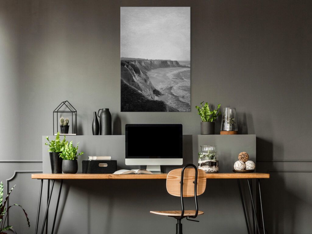 Schilderij - Cliff (1 Part) Vertical - Afbeelding 2
