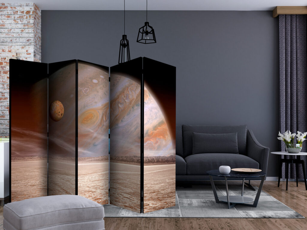 Vouwscherm - A small and a big planet II [Room Dividers] - Afbeelding 2