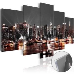 Afbeelding op acrylglas - Gray City [Glass]