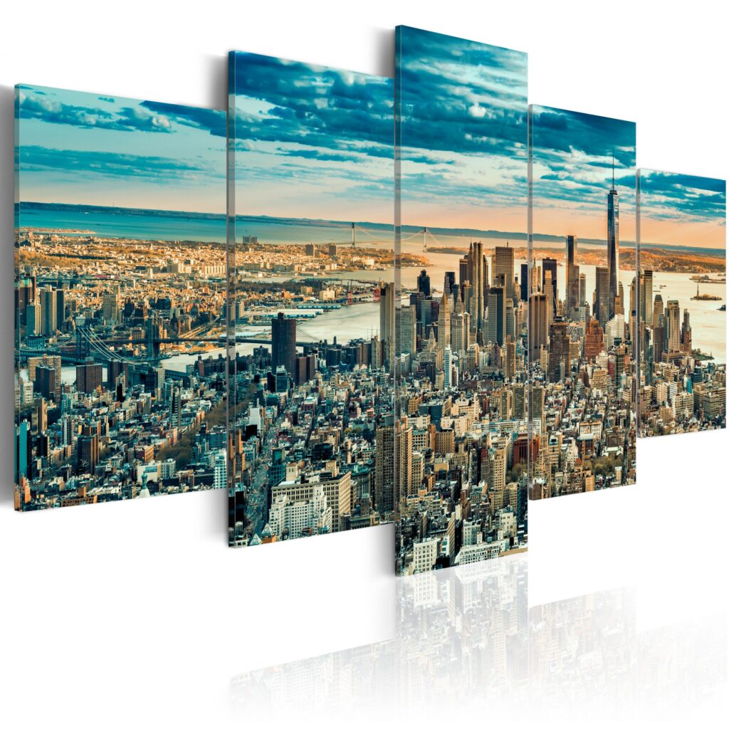 Schilderij - NY: Dream City