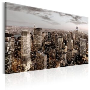 Schilderij - New York at Dawn