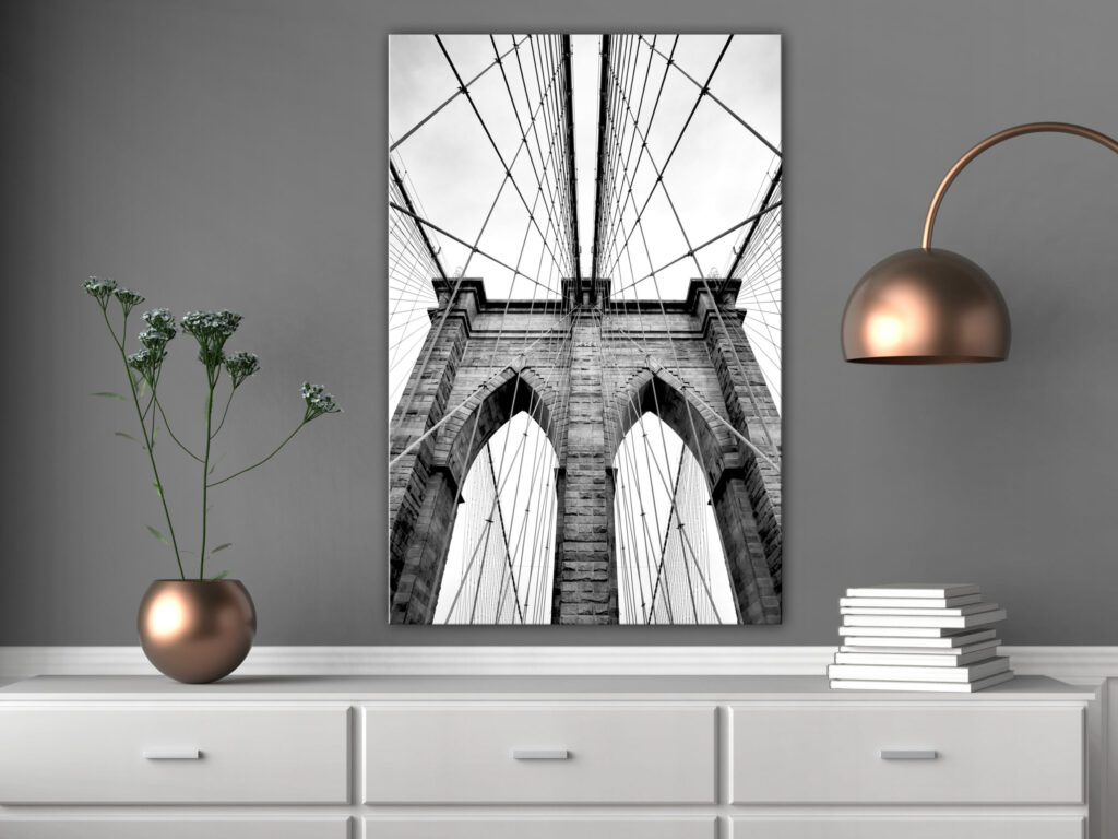 Schilderij - Architectural Details (1 Part) Vertical - Afbeelding 2