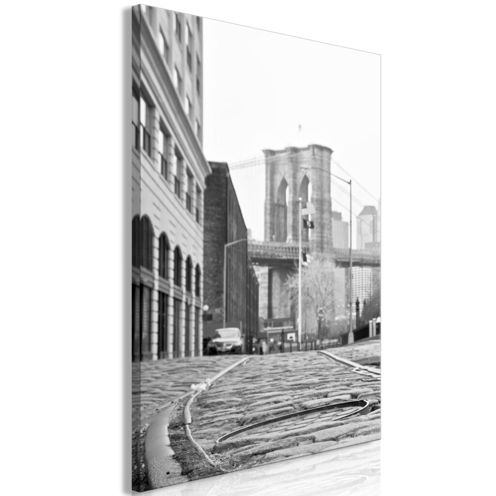 Schilderij - Brooklyn Bridge (1 Part) Vertical