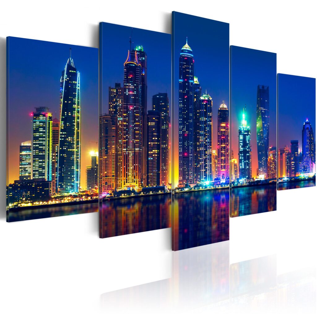 Schilderij - Nights in Dubai
