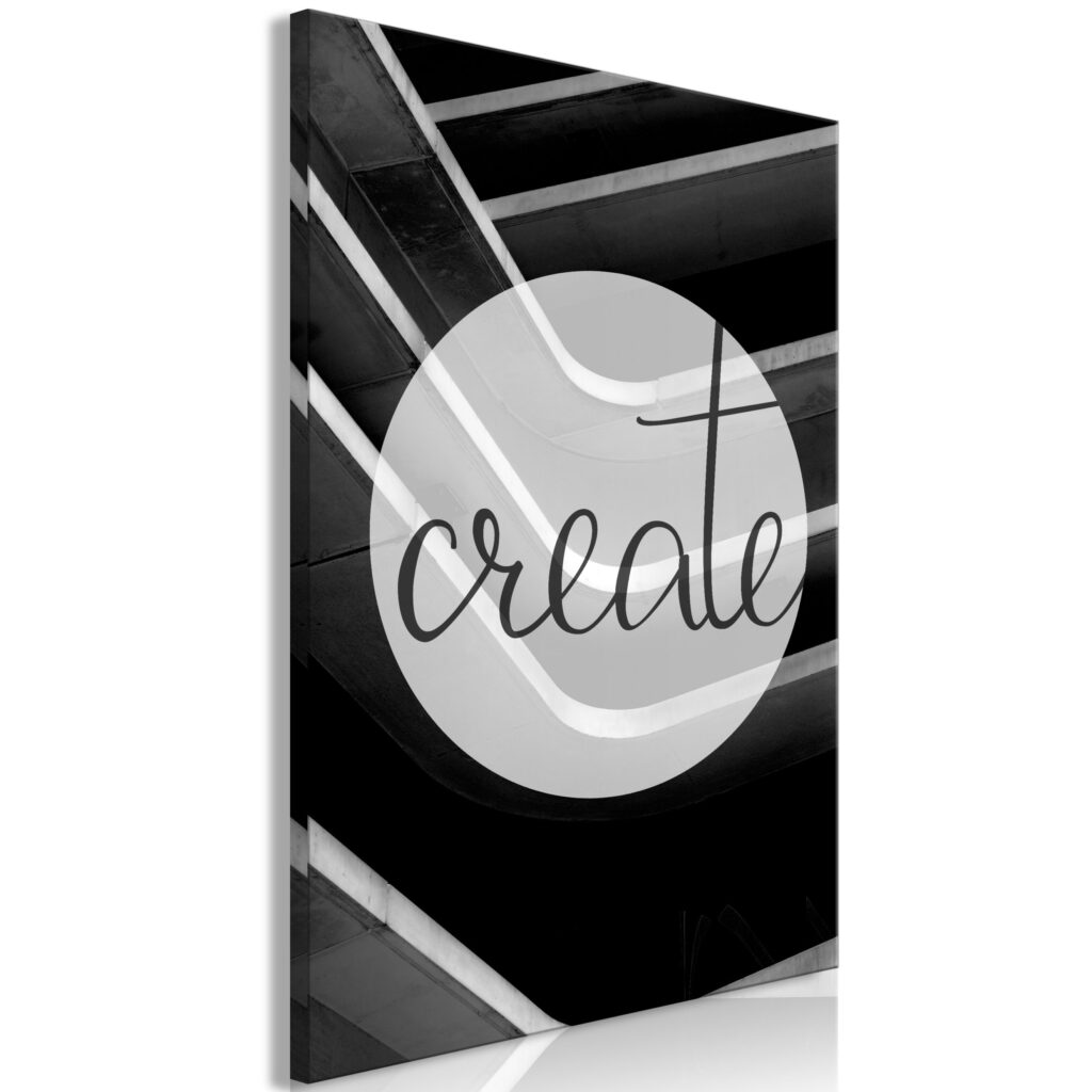 Schilderij - Create (1 Part) Vertical