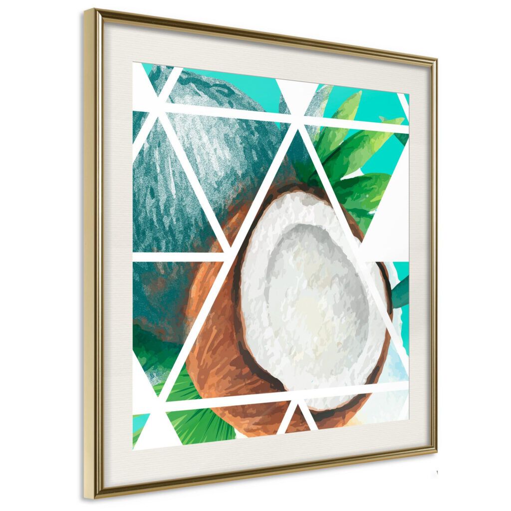 Tropical Mosaic with Coconut (Square) - Afbeelding 4