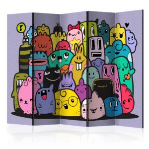 Vouwscherm - Monsters from 3rd C Grade II [Room Dividers]