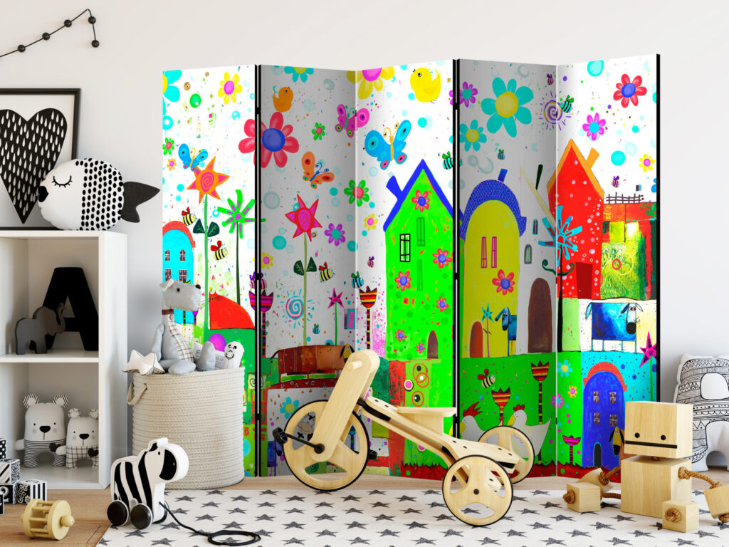 Vouwscherm - Happy farm II [Room Dividers] - Afbeelding 2