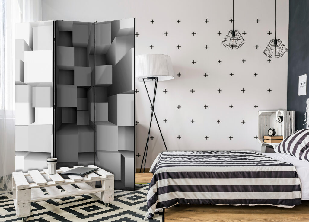 Vouwscherm - Geometric Puzzle [Room Dividers] - Afbeelding 2
