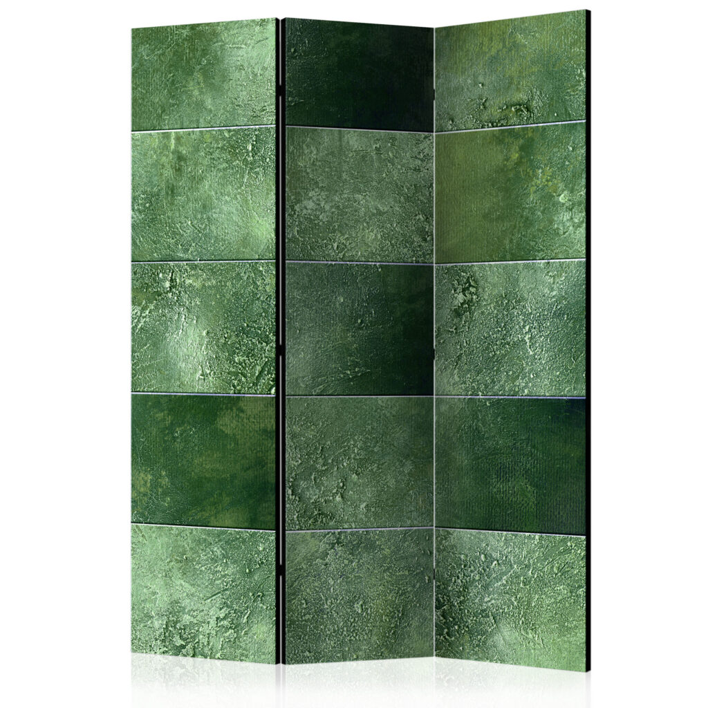 Vouwscherm - Green Puzzle [Room Dividers]