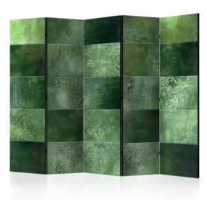 Vouwscherm - Green Puzzle II [Room Dividers]