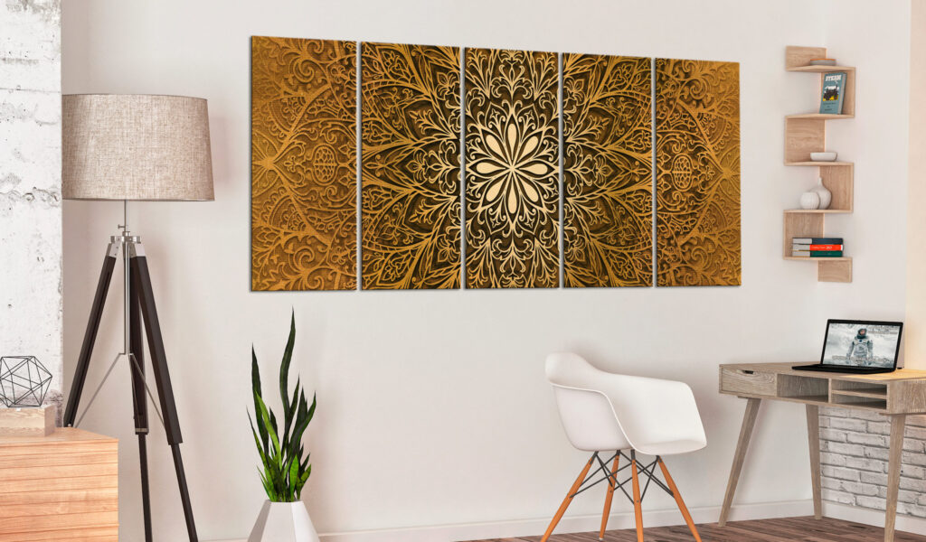 Schilderij - Paper Mandala - Afbeelding 2