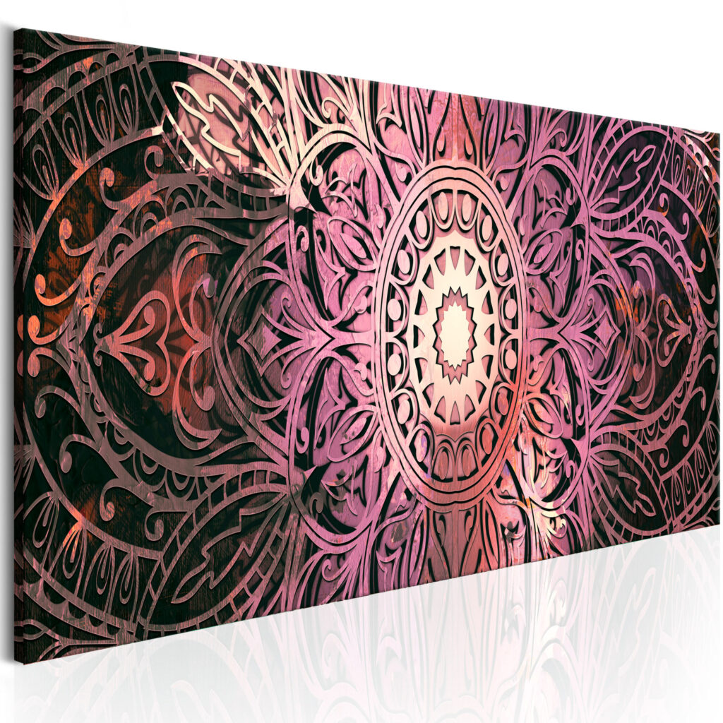 Schilderij - Ruby Mandala