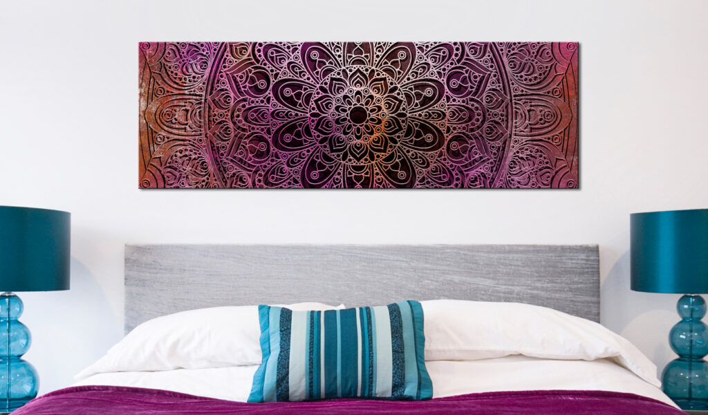Schilderij - Mandala: Amethyst Energy - Afbeelding 2