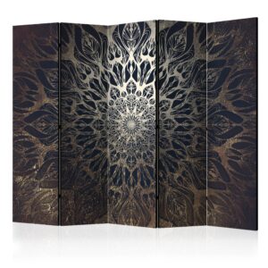 Vouwscherm - Spider Web (Brown) II [Room Dividers]
