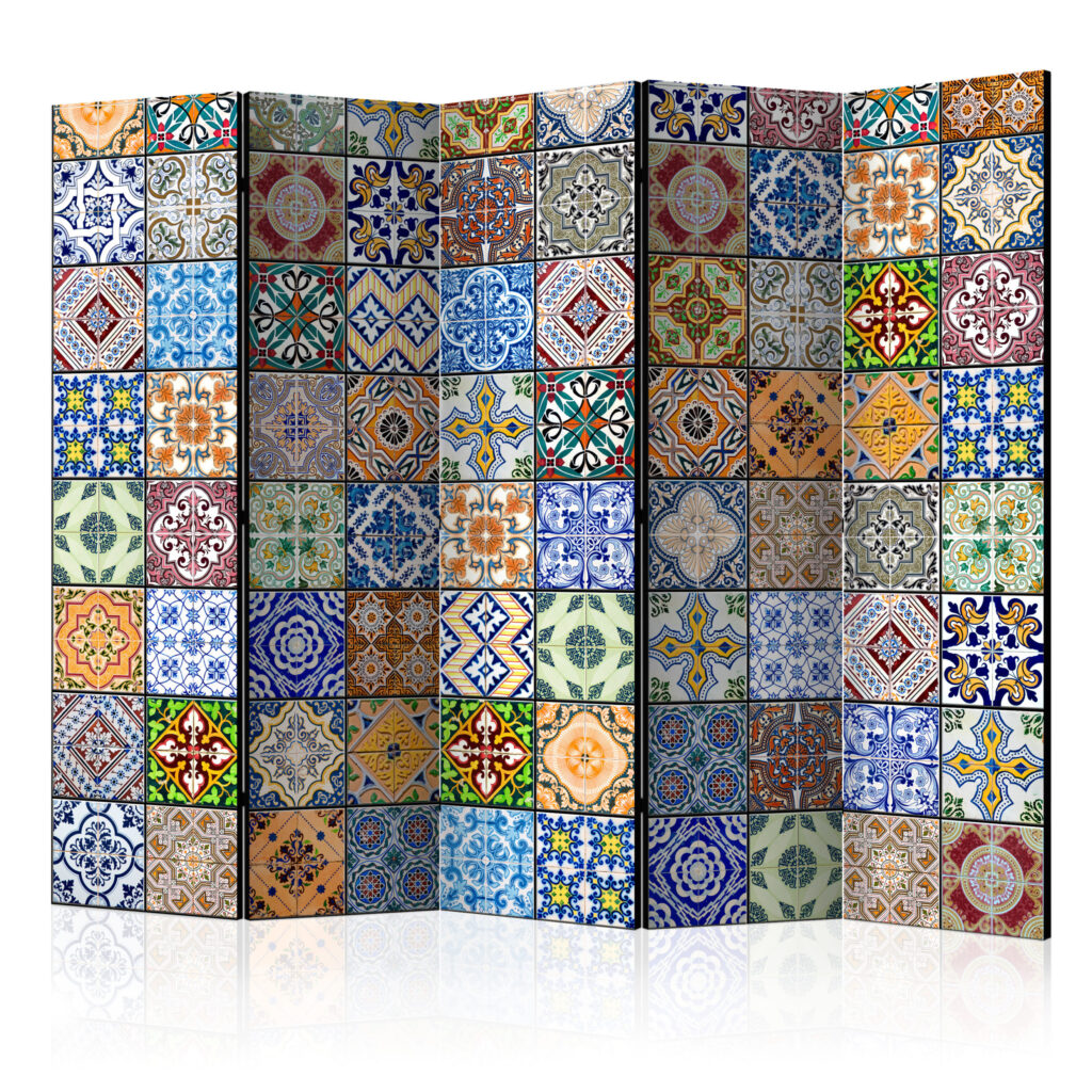 Vouwscherm - Colorful Mosaic II [Room Dividers]