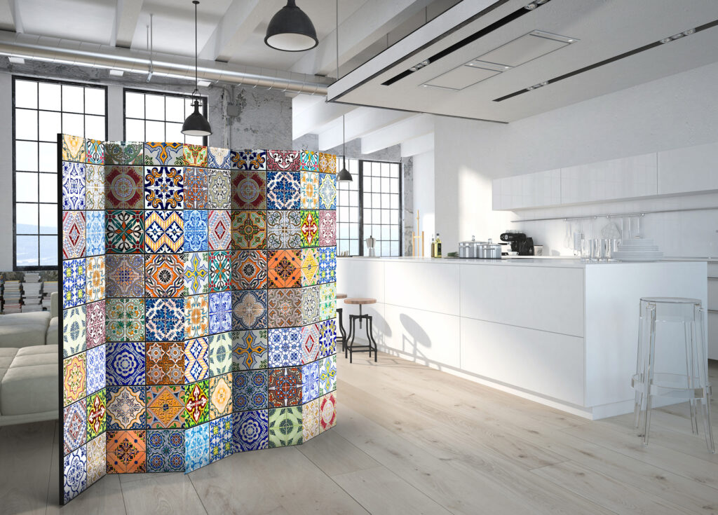 Vouwscherm - Colorful Mosaic II [Room Dividers] - Afbeelding 2