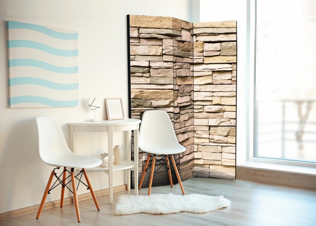 Vouwscherm - Decorative Stone [Room Dividers] - Afbeelding 2