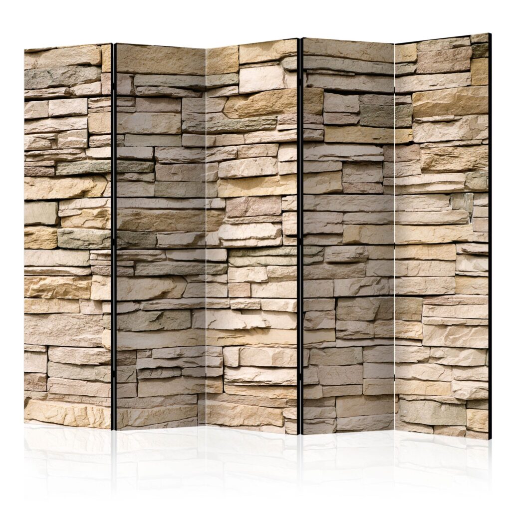 Vouwscherm - Decorative Stone II [Room Dividers]