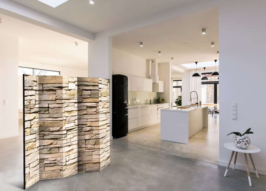 Vouwscherm - Decorative Stone II [Room Dividers] - Afbeelding 2
