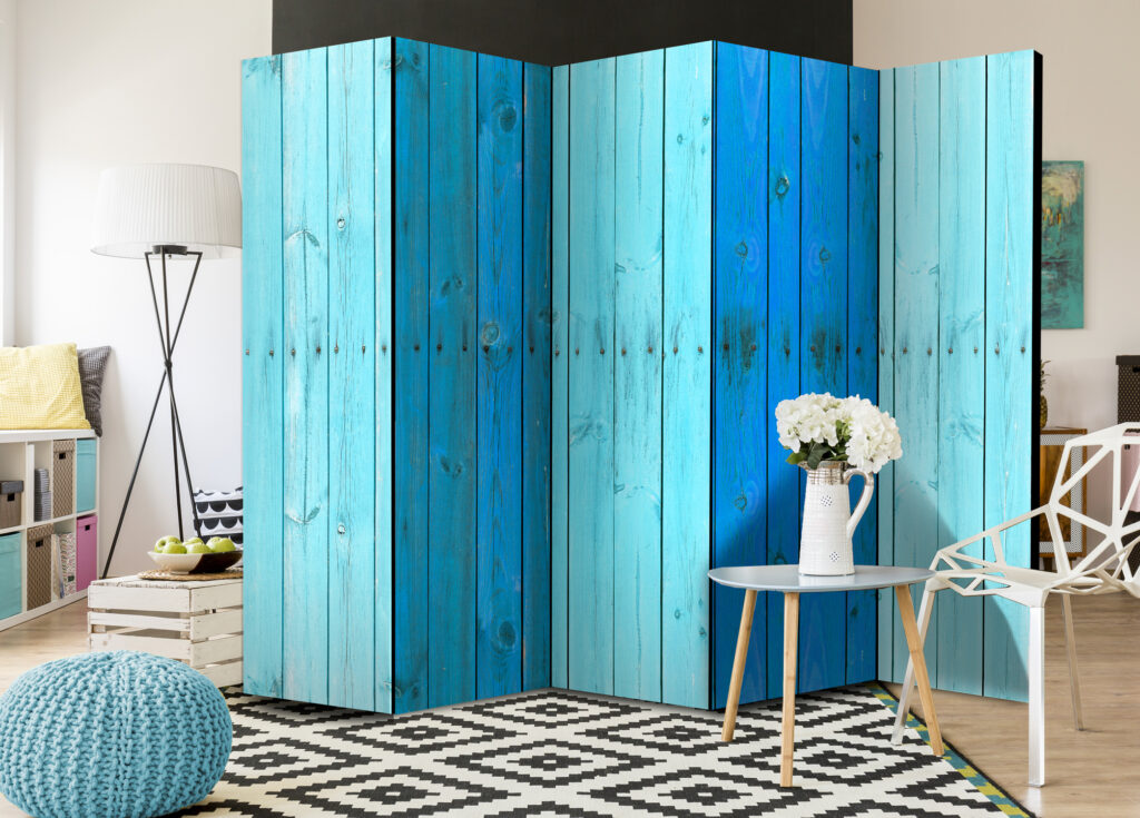 Vouwscherm - The Blue Boards II [Room Dividers] - Afbeelding 2