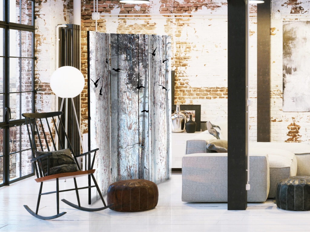 Vouwscherm - Rustic Boards [Room Dividers] - Afbeelding 2